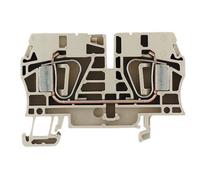 Bloc de jonction de passage Weidmüller ZDU 6 1608620000-50 beige foncé 50 pc(s)