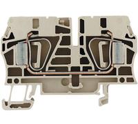 Bloc de jonction de passage Weidmüller ZDU 6 1608620000-50 beige foncé 50 pc(s)