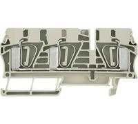 Bloc de jonction de passage Weidmüller ZDU 6/3AN 7907410000-1 beige foncé