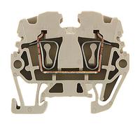 Bloc de jonction de passage Weidmüller ZDUA 2.5-2 1720920000-100 beige foncé 100 pc(s)