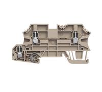 Bloc de jonction de protection Weidmüller WMF 2.5 PE 1143060000 beige foncé 50 pc(s)