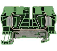 Bloc de jonction de protection Weidmüller ZPE 6 1608670000-1 vert-jaune