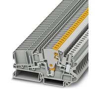 Bloc de jonction de sectionnement pour essais Phoenix Contact UTME 4-CT/1P 3057432 gris 50 pc(s)
