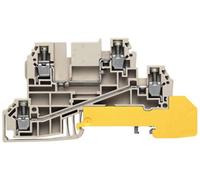 Bloc de jonction dérivateur Weidmüller WDL 2.5/L/L/PE 1030200000-50 beige foncé 50 pc(s)
