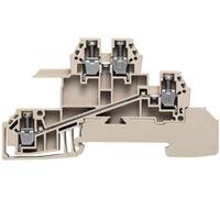 Bloc de jonction dérivateur Weidmüller WDL 2.5/S/L/L 1031200000-50 beige foncé 50 pc(s)