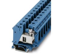 Bloc de jonction d'installation Phoenix Contact UTI 35 BU 3075731 bleu 50 pc(s)