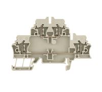 Bloc de jonction double étage Weidmüller ZDK 2.5V BR 1799790000 marron 50 pc(s)