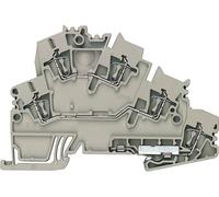 Bloc de jonction double étage Weidmüller ZDKPE 2.5-2 DB+BR BED OR 1938330000 marron, beige foncé 50 pc(s)