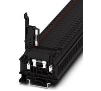 Bloc de jonction fusible Phoenix Contact UK 5-HESILED 24 N 3000540 noir 50 pc(s)