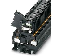 Bloc de jonction porte-fusible à levier Phoenix Contact PT 4-HESILED 60 (5X20) 3207908 noir 50 pc(s)