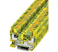 Bloc de jonction pour conducteur de protection à trois étages PT 6-PE Contenu: Phoenix Contact PT 6-PE 3211822