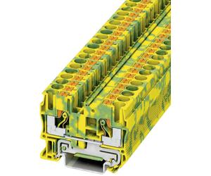 Bloc de jonction pour conducteur de protection à trois étages PT 6-PE Contenu: Phoenix Contact PT 6-PE 3211822