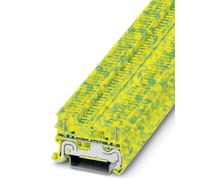 Bloc de jonction pour conducteur de protection Phoenix Contact PT 1,5/S/2P-PE 3213810 vert, jaune 50 pc(s)