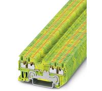 Bloc de jonction pour conducteur de protection Phoenix Contact PT 1,5/S-QUATTRO-PE 3208333 vert, jaune 50 pc(s)