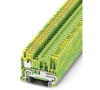Bloc de jonction pour conducteur de protection Phoenix Contact PT 2,5/1P-PE 3210059 vert, jaune 50 pc(s)