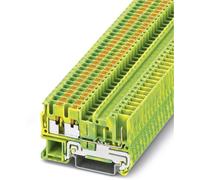 Bloc de jonction pour conducteur de protection Phoenix Contact PT 2,5-TWIN/1P-PE 3209659 vert, jaune 50 pc(s)