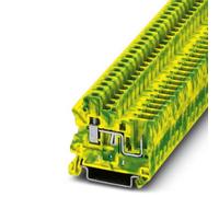Bloc de jonction pour conducteur de protection Phoenix Contact UT 4/ 1P-PE 3045606 vert, jaune 50 pc(s)