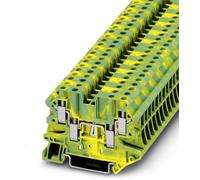 Bloc de jonction pour conducteur de protection Phoenix Contact UT 4-QUATTRO-PE 3044597 vert, jaune 50 pc(s)