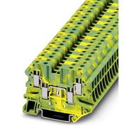 Bloc de jonction pour conducteur de protection Phoenix Contact UT 4-QUATTRO-PE 3044597 vert, jaune 50 pc(s)