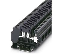 Bloc de jonction pour fusible plat Phoenix Contact UK 6-FSI/C 3118203 noir 50 pc(s)