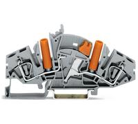Bloc de jonction sectionnable WAGO 282-821 8 mm ressort de traction Affectation: L gris 20 pc(s)