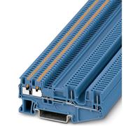 Bloc de jonction simple Phoenix Contact PT 1,5/S-QUATTRO/2P BU 3212400 bleu 50 pc(s)