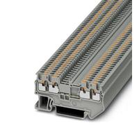 Bloc de jonction simple Phoenix Contact PT 1,5/S-QUATTRO 3208197 gris 50 pc(s)