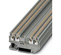 Bloc de jonction simple Phoenix Contact PT 1,5/S-QUATTRO 3208197 gris 50 pc(s)