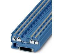 Bloc de jonction simple Phoenix Contact PT 1,5/S-QUATTRO BU 3208208 bleu 50 pc(s)