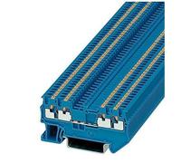 Bloc de jonction simple Phoenix Contact PT 1,5/S-QUATTRO BU 3208208 bleu 50 pc(s)
