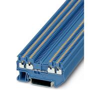 Bloc de jonction simple Phoenix Contact PT 1,5/S-QUATTRO BU 3208208 bleu 50 pc(s)