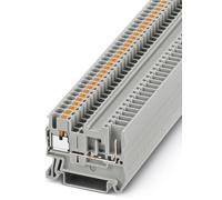 Bloc de jonction simple Phoenix Contact PT 2,5/1P 3210033 gris 50 pc(s)