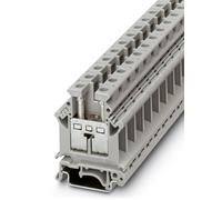 Bloc de jonction simple Phoenix Contact UK 16 N 3006043 gris 50 pc(s)