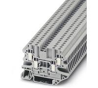 Bloc de jonction simple Phoenix Contact UT 2,5-QUATTRO 3044542 gris 50 pc(s)