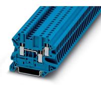 Bloc de jonction simple Phoenix Contact UT 2,5-TWIN BU 3044526 bleu 50 pc(s)