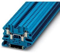 Bloc de jonction simple Phoenix Contact UT 4-QUATTRO BU 3044584 bleu 50 pc(s)