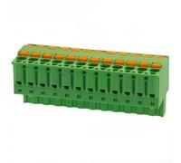 Bloc de jonction vert enfichable, prise 2EDGKDH-5.08 double couche, bouton à ressort de 5,08 mm, connecteur de fil pour câblage PCB haute densité (12P)