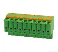 Bloc de jonction vert enfichable, prise 2EDGKDH-5.08 double couche, bouton à ressort, pas de 5,08 mm pour câblage PCB haute densité (10P)