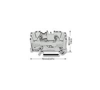 Bloc De Jonction Wago 2016-1201, Topjob, 16Mm, 2Cond