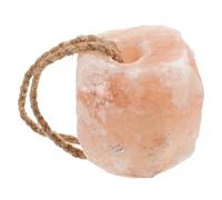 Bloc de Léchage au Sel Rose Suspendu pour Chèvres et Cerfs, 1 à 2 Kg | Pierre de Sel Légère, Installation Corde Fournie, Usage au Pâturage la Ferme, Soin du Troupeau Couleur Aléatoire