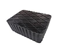 Bloc de levage de voiture caoutchouté | Coussin de levage de véhicule | Blocs de support antidérapants pour dessous de caisse dans l'atelier et la maison