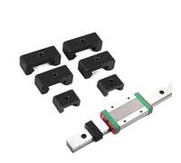 Bloc de limite en acier, 2 pièces, bloc de positionnement de guidage linéaire, bloc fixe for MGN7 MGN9 MGN12 MGN15 MGN5 MGW7 MGW9 MGW12 MGW15(MGN5)