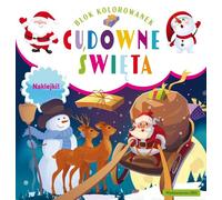 Bloc de livres à colorier Un merveilleux Noël