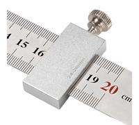 Bloc De Localisation Scribe - Bouchon De Règle En D'aluminium, Outil De Mesure De Haute Précision | Guide De Bord Droit En Métal Robuste, Menuiserie Acier Réparation À Domicile Construction Tr