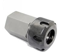 Bloc de mandrin carré ER25 ER32 ER40, siège de mandrin hexagonal en acier dur for tour CNC, porte-outil de machine de découpe(Hexagon,ER40)