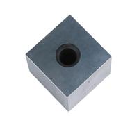 Bloc de mesure rectangulaire de qualité industrielle avec trou central pour atelier stable et évaluations de laboratoire multi-usages