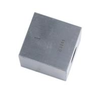 Bloc de mesure rectangulaire de qualité industrielle avec trou central pour les évaluations stables d'atelier et de laboratoire Jauge en acier résistant