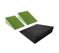 Bloc de mousse en coin,La Planche Inclinée EVA pour l'Entraînement à Domicile - Cale Pied et Bloc Yoga Mousse | Pour salon, salle de sport, coureurs, athlètes, débutants,