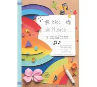 Bloc de Música y cuaderno. Educación Musical. Área: Música y Danza. 5º y 6º de Educación Primaria.: Tamaño grande A4|100 páginas| Fichas con ... para colorear| A partir de 10 años.
