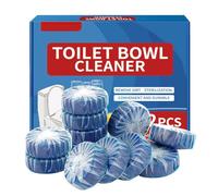 Bloc de Nettoyage de Toilette, WC Active Tabs, Blocs WC et Nettoyant WC Pour le nettoyage des WC, toilettes et urinoirs - Anticalcaire et Fraîcheur (1 unité (Lot de 12))